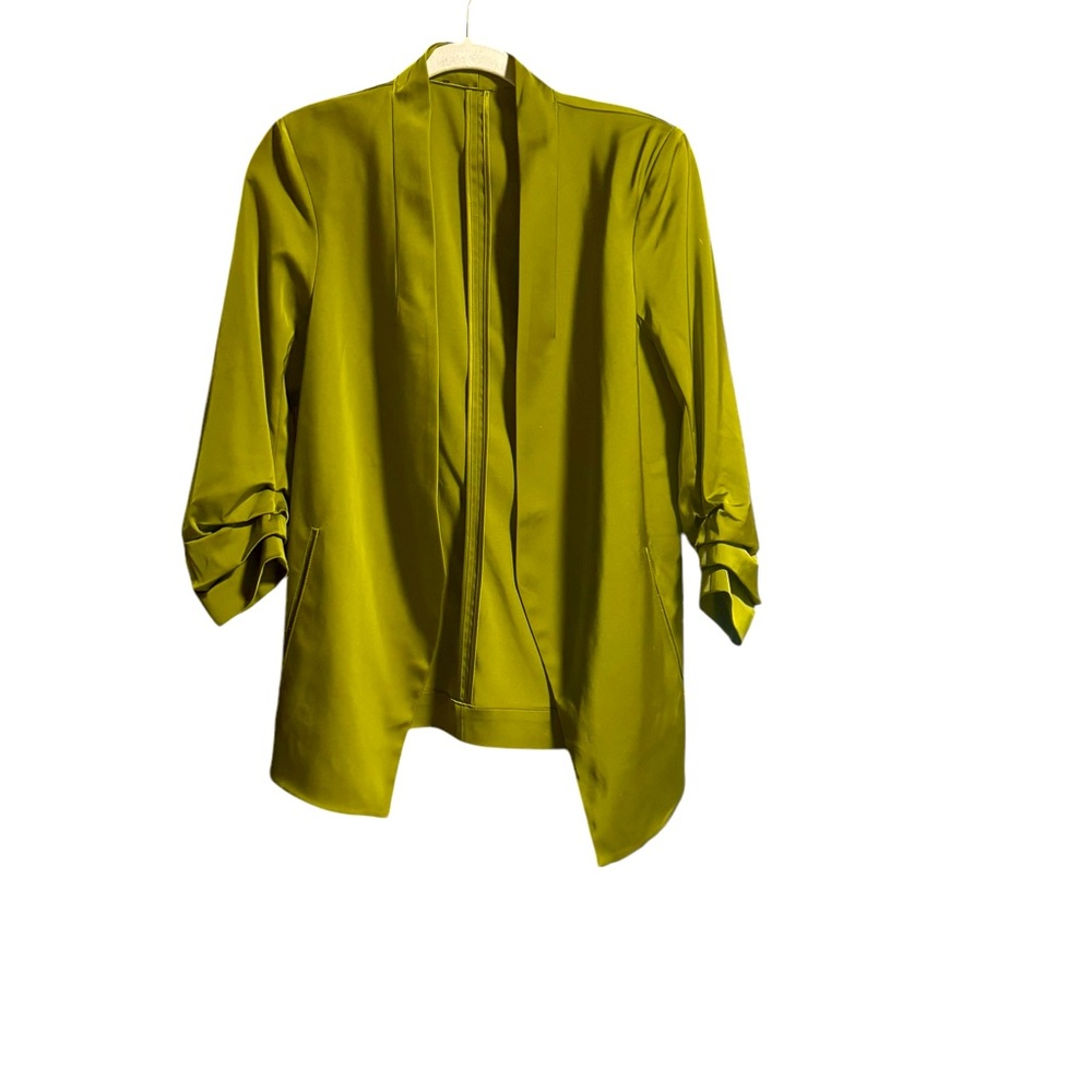 House of Harlow 1960 lime green satin blazer size small